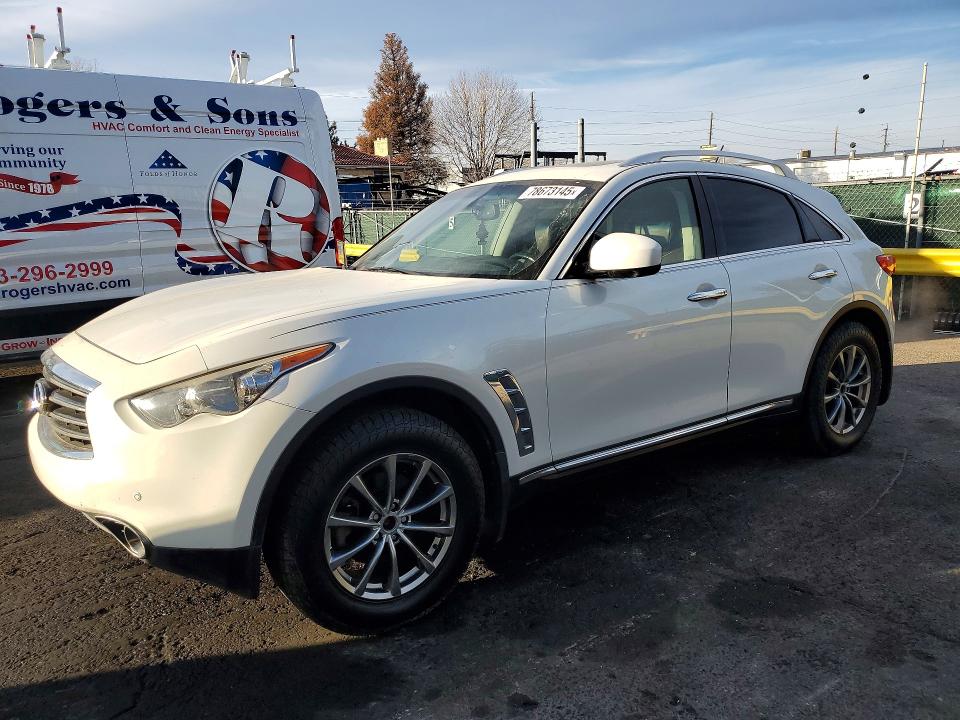 2013 Infiniti Fx37 მანქანა იყიდება აუქციონზე, vin: JN8CS1MW1DM173301, აუქციონის ნომერი: 78673145