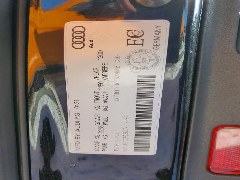 Продажа на аукционе авто 2021 Audi A5, vin: WAUFACF53MA049394, номер лота: 77853765