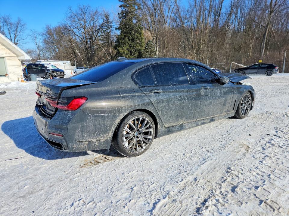 2022 Bmw 750 მანქანა იყიდება აუქციონზე, vin: WBA7U2C04NCJ42848, აუქციონის ნომერი: 74813625