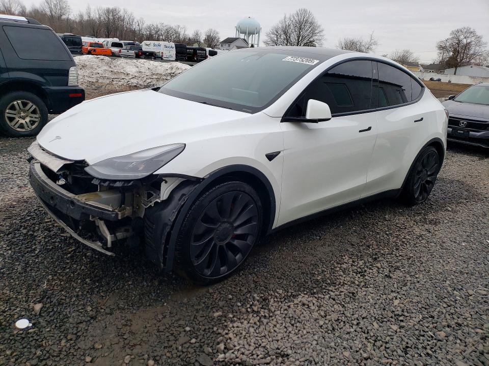 2023 Tesla Model Y მანქანა იყიდება აუქციონზე, vin: 7SAYGDEF1PF596740, აუქციონის ნომერი: 77375205