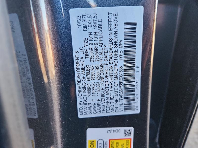 Aukcja sprzedaży 2024 Honda Cr-v, vin: 7FARS6H98RE031538, numer aukcji: 74987175