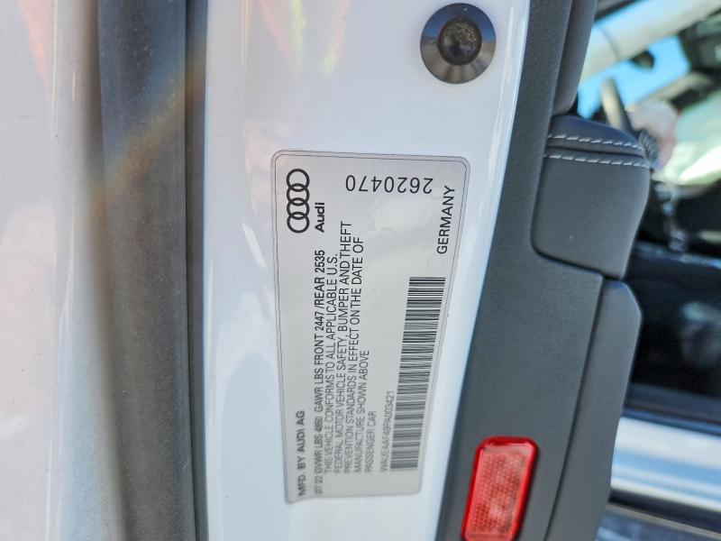 Продажа на аукционе авто 2023 Audi A4, vin: WAUEAAF49PA003421, номер лота: 78662375