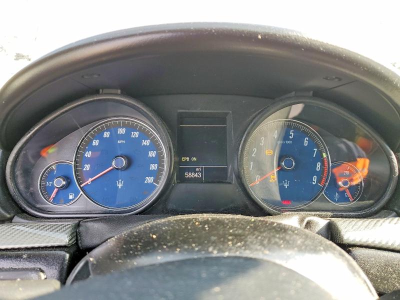 Aukcja sprzedaży 2013 Maserati Granturismo, vin: ZAM45VLA1D0073206, numer aukcji: 75005985