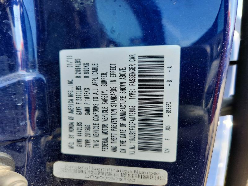 Aukcja sprzedaży 2015 Acura Tlx Tech, vin: 19UUB1F50FA013808, numer aukcji: 77597235