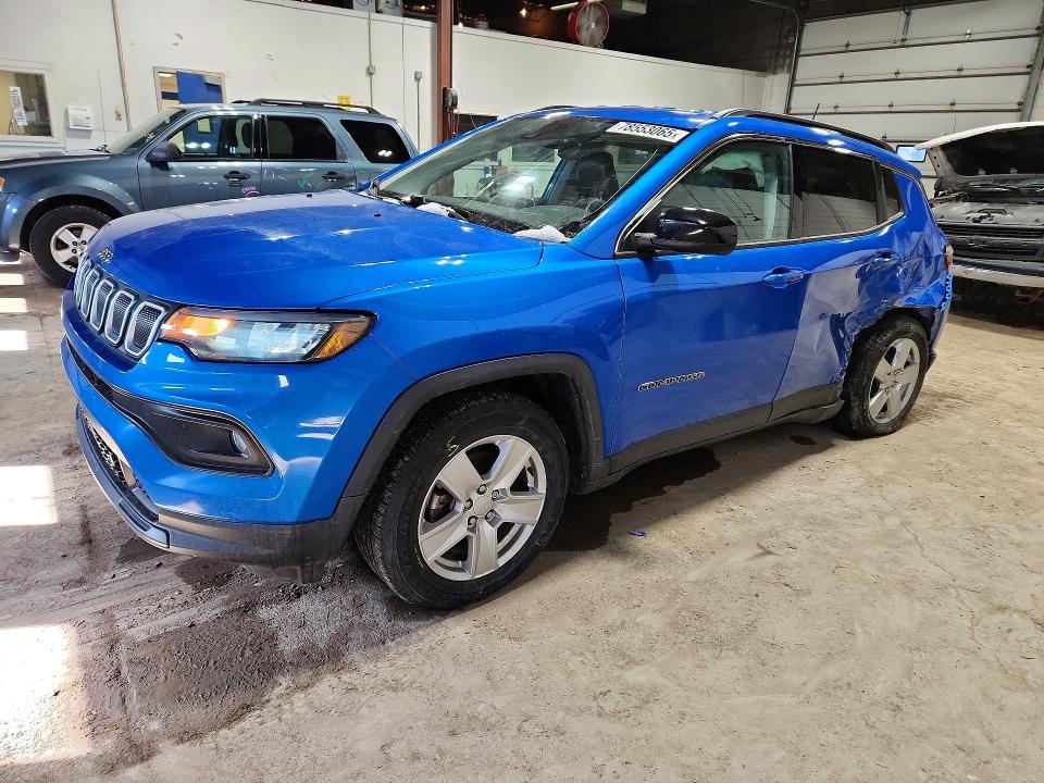 78553065 :رقم المزاد ، 3C4NJDBB7NT127413 vin ، 2022 Jeep Compass مزاد بيع