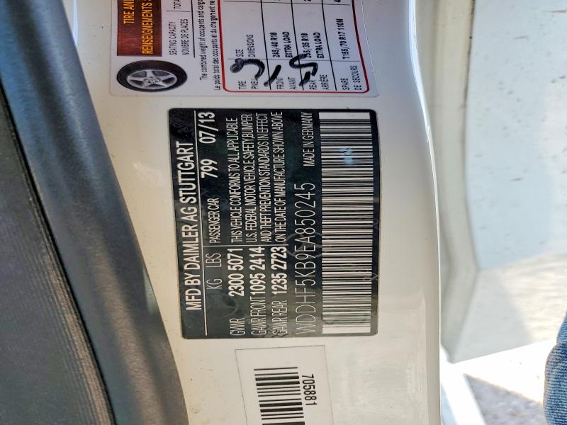 Продаж на аукціоні авто 2014 Mercedes-benz E, vin: WDDHF5KB9EA850245, номер лоту: 77855125