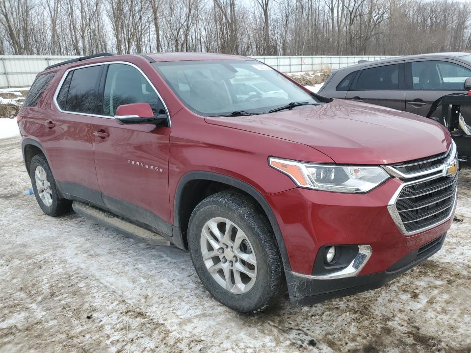 76691075 :رقم المزاد ، 1GNEVGKWXLJ261157 vin ، 2020 Chevrolet Traverse مزاد بيع