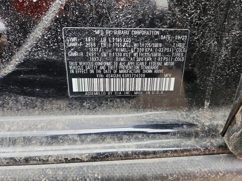 2024 Subaru Crosstrek მანქანა იყიდება აუქციონზე, vin: 4S4GUHL63R3724208, აუქციონის ნომერი: 77084975