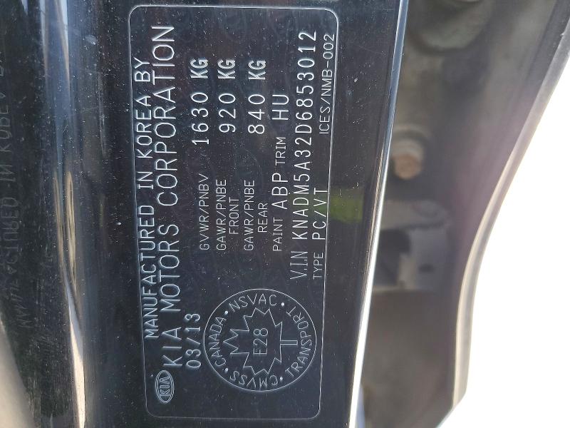 Продажа на аукционе авто 2013 Kia Rio Lx, vin: KNADM5A32D6853012, номер лота: 75953115