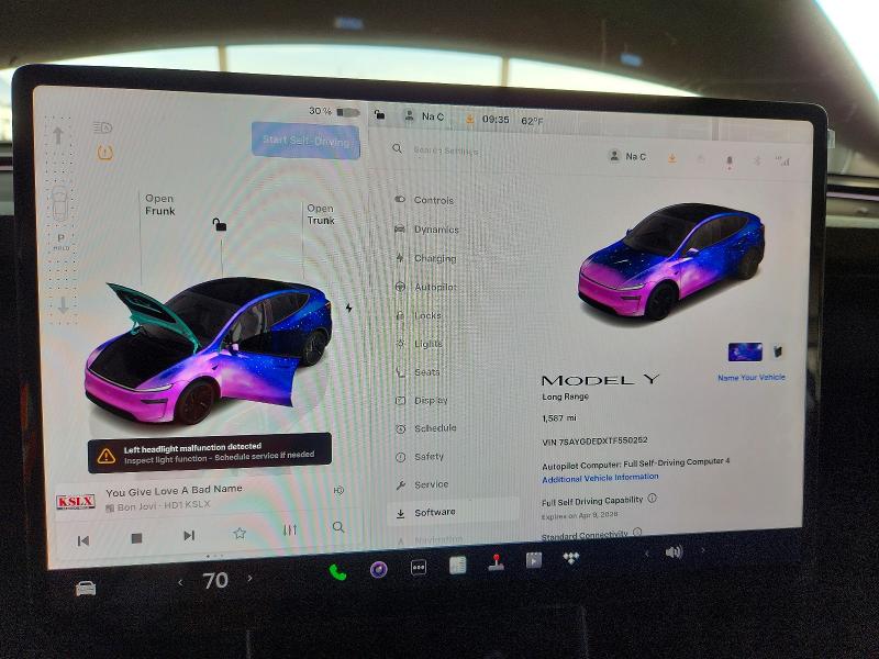 76484345 :رقم المزاد ، 7SAYGDEDXTF550252 vin ، 2026 Tesla Model Y مزاد بيع