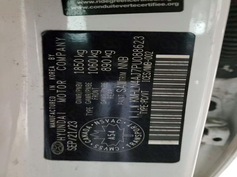 Продажа на аукционе авто 2023 Hyundai Elantra, vin: KMHLN4AJ7PU088623, номер лота: 77379245