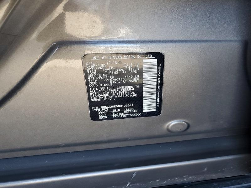 Aukcja sprzedaży 2016 Infiniti Qx80, vin: JN8AZ2NE5G9123944, numer aukcji: 79300485