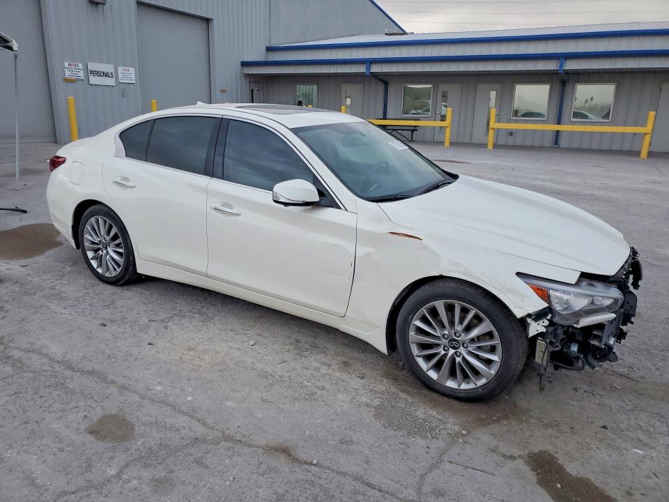 Продаж на аукціоні авто 2021 Infiniti Q50 Luxe, vin: JN1EV7BR7MM754686, номер лоту: 77780155