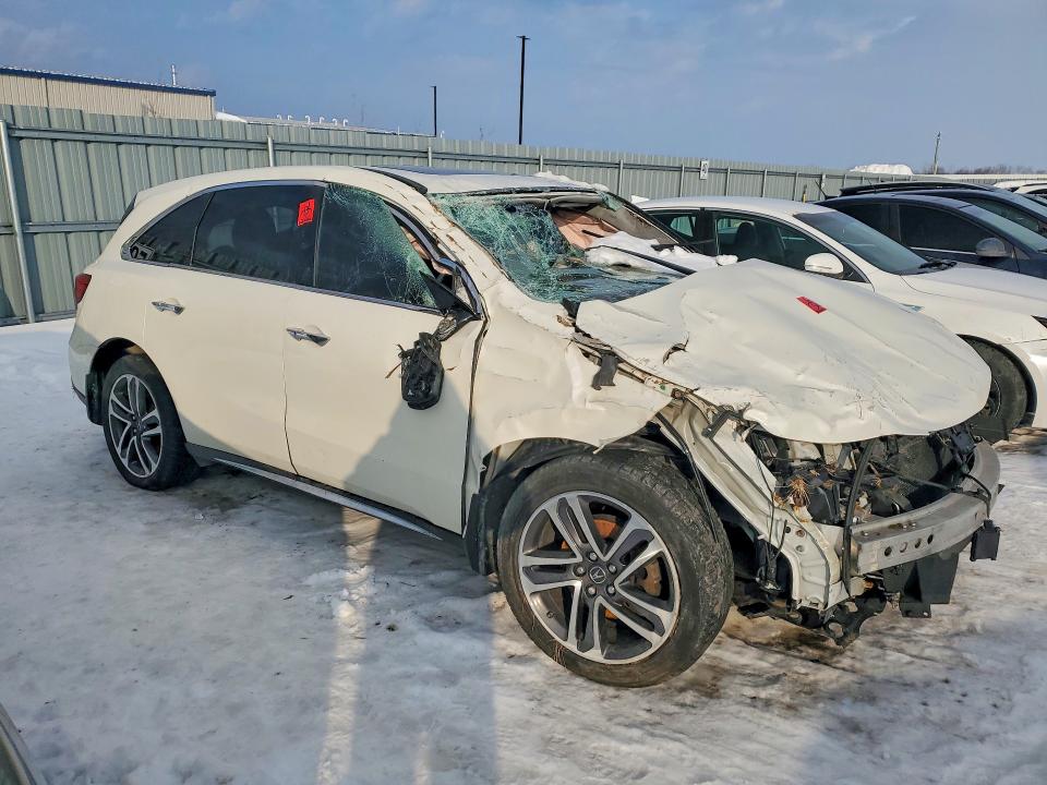 2017 Acura Mdx მანქანა იყიდება აუქციონზე, vin: 5FRYD4H44HB507050, აუქციონის ნომერი: 77149885