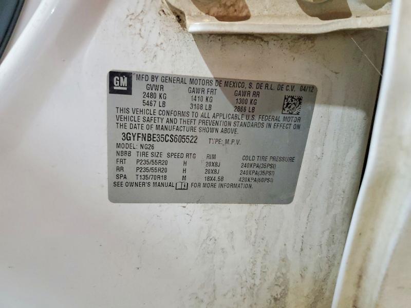 Продаж на аукціоні авто 2012 Cadillac Srx, vin: 3GYFNBE35CS605522, номер лоту: 77659645