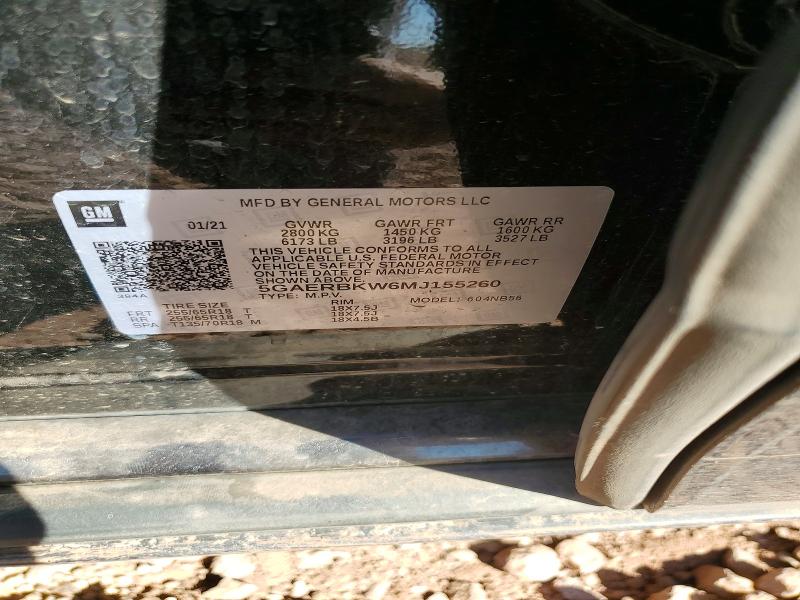 Продаж на аукціоні авто 2021 Buick Enclave, vin: 5GAERBKW6MJ155260, номер лоту: 78764185