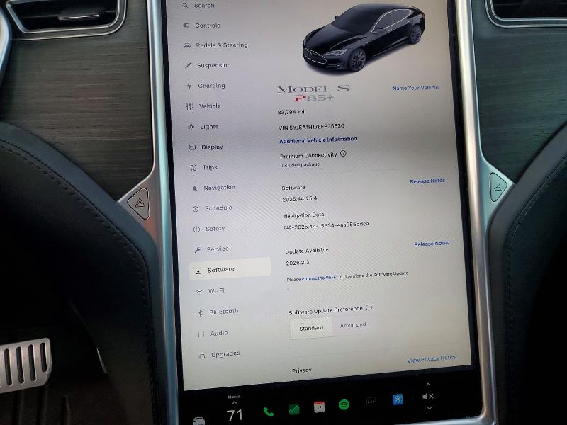 Aukcja sprzedaży 2014 Tesla Model S, vin: 5YJSA1H17EFP35530, numer aukcji: 77542545