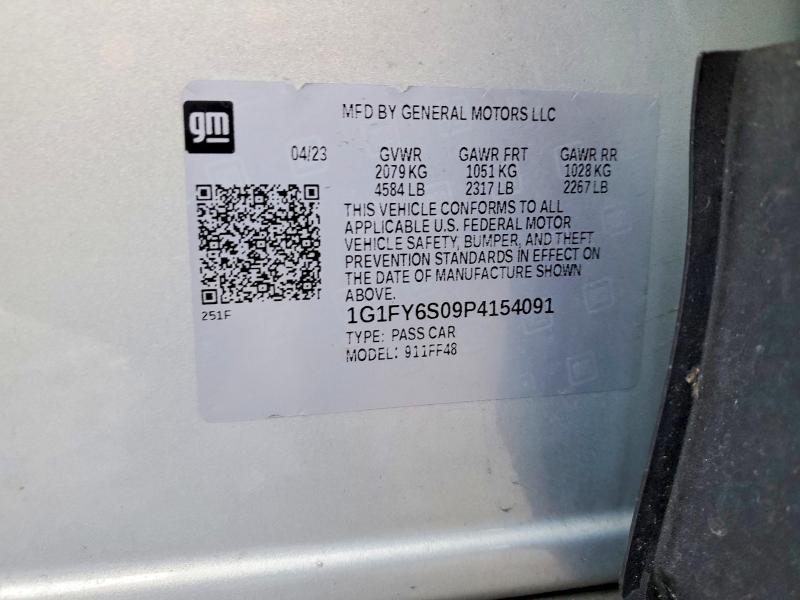 78158935 :رقم المزاد ، 1G1FY6S09P4154091 vin ، 2023 Chevrolet Bolt Euv مزاد بيع
