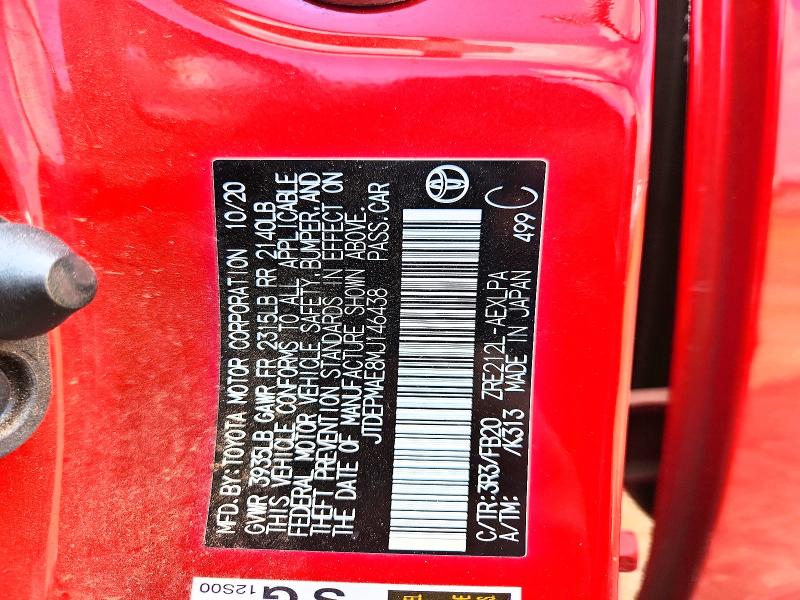 79085025 :رقم المزاد ، JTDEPMAE8MJ146438 vin ، 2021 Toyota Corolla مزاد بيع