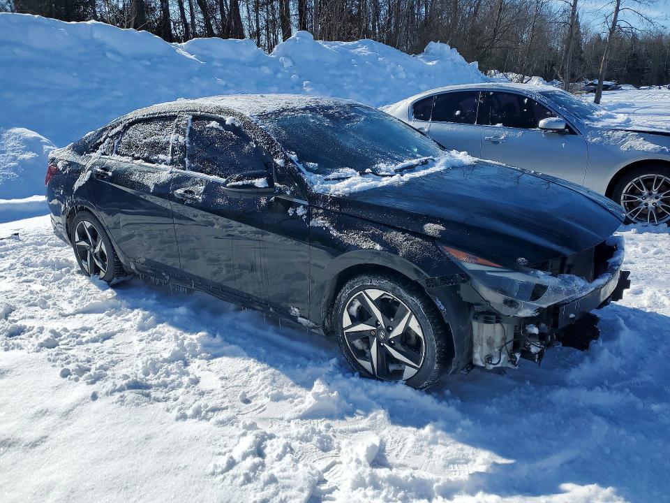 2021 Hyundai Elantra მანქანა იყიდება აუქციონზე, vin: KMHLN4AG2MU100581, აუქციონის ნომერი: 72992505