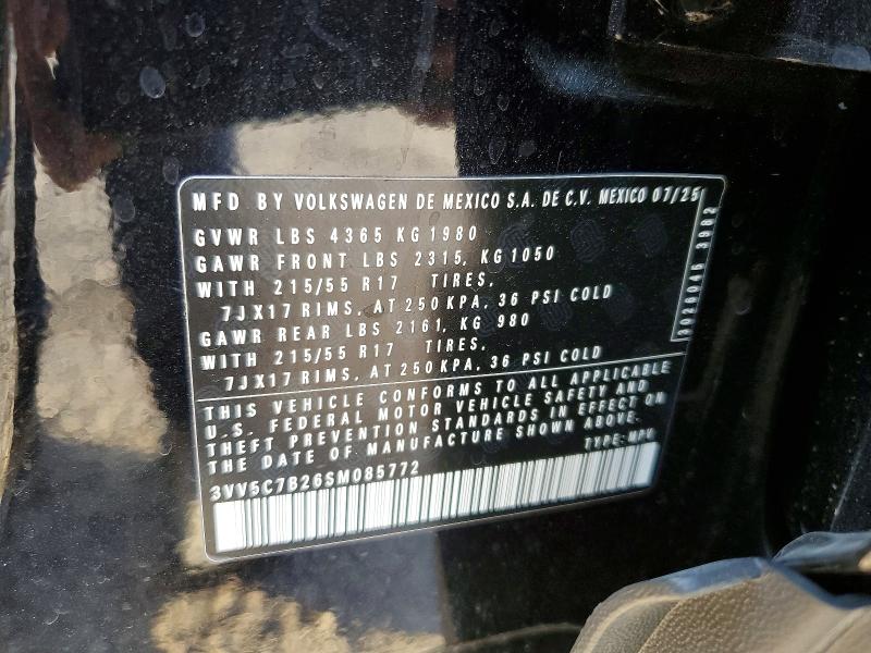 Продажа на аукционе авто 2025 Volkswagen Taos S, vin: 3VV5C7B26SM085772, номер лота: 77565435