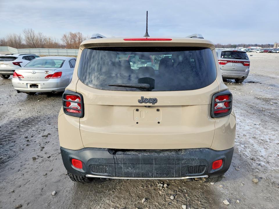 2016 Jeep Renegade მანქანა იყიდება აუქციონზე, vin: ZACCJBDT3GPC64697, აუქციონის ნომერი: 78965885