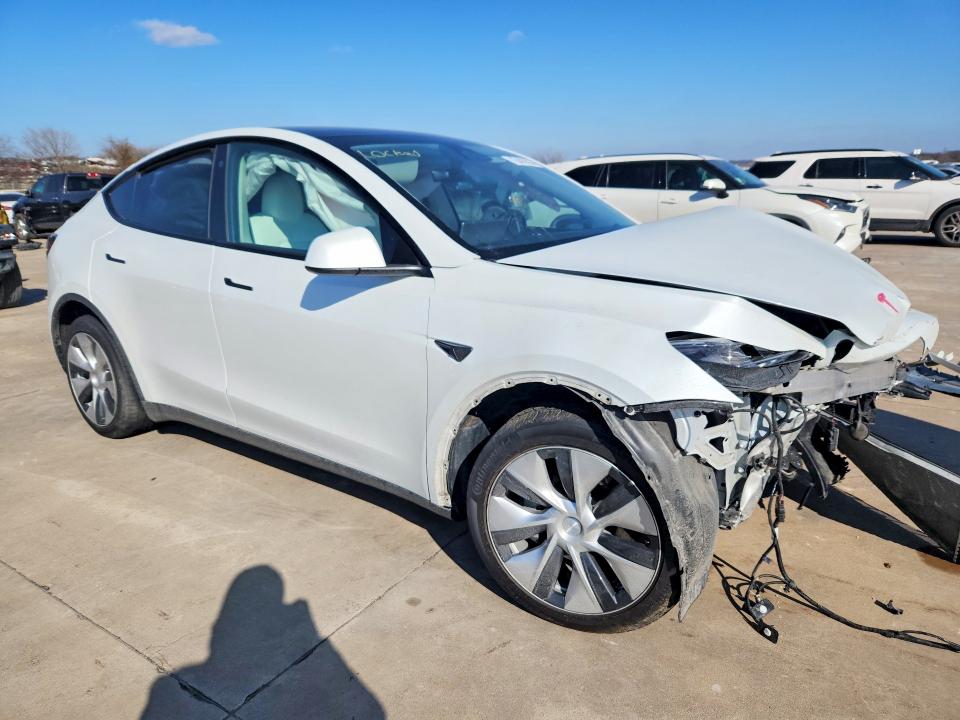 2022 Tesla Model Y მანქანა იყიდება აუქციონზე, vin: 7SAYGDEE4NF518375, აუქციონის ნომერი: 75443205
