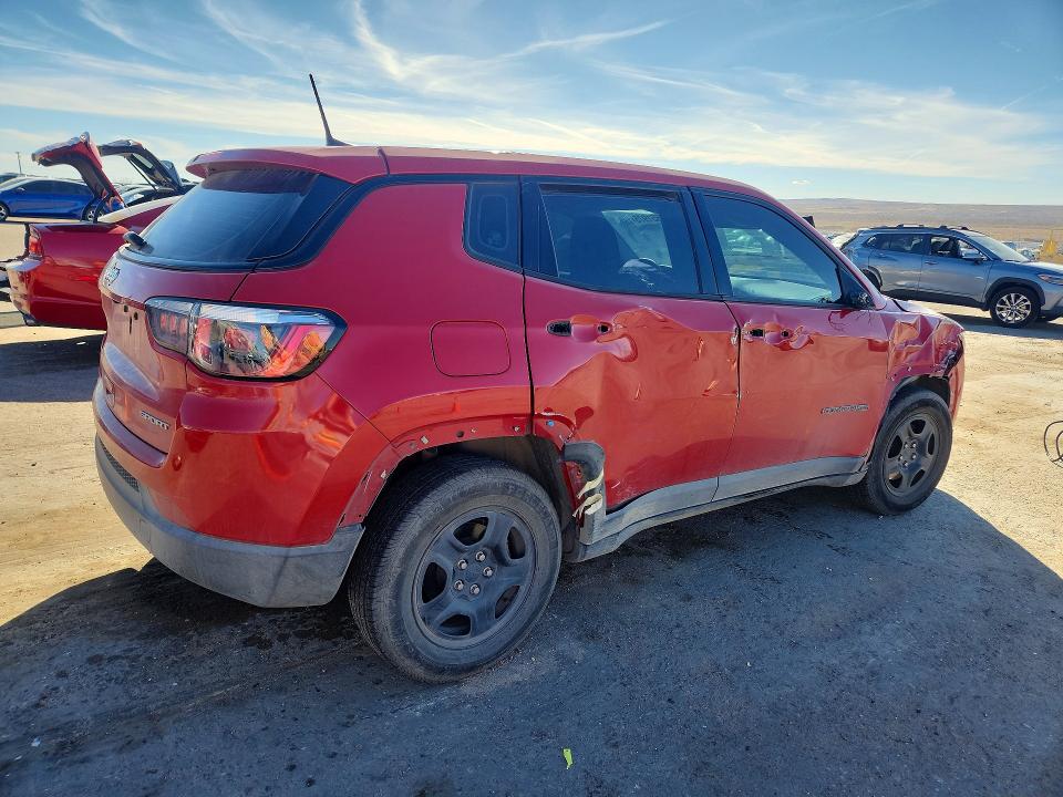 Продаж на аукціоні авто 2019 Jeep Compass, vin: 3C4NJCAB2KT840887, номер лоту: 78551975