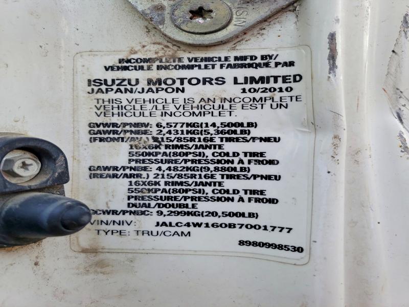 Продаж на аукціоні авто 2011 Isuzu Npr, vin: JALC4W160B7001777, номер лоту: 51339776