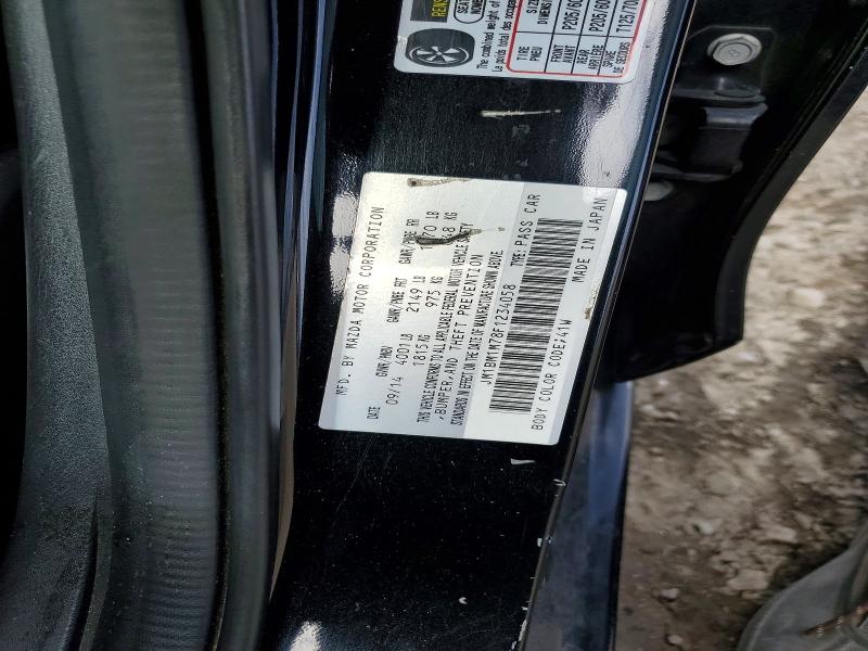 79569435 :رقم المزاد ، JM1BM1M78F1234058 vin ، 2015 Mazda 3 مزاد بيع