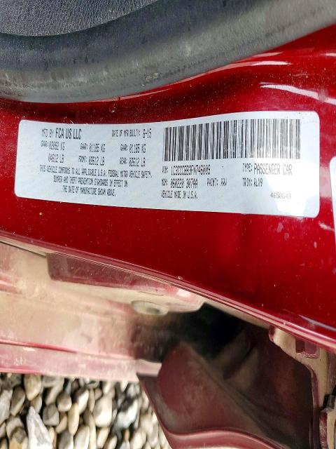 Продаж на аукціоні авто 2015 Chrysler 200, vin: 1C3CCCBB3FN746009, номер лоту: 75613285