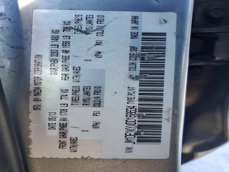 Aukcja sprzedaży 2013 Mazda Mazda 2, vin: JM1DE1KYXD0168634, numer aukcji: 76363695