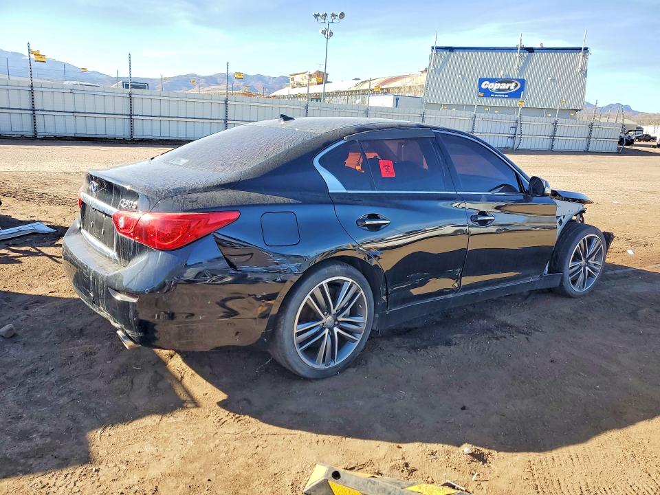 76583175 :رقم المزاد ، JN1BV7AR7EM700245 vin ، 2014 Infiniti Q50 مزاد بيع