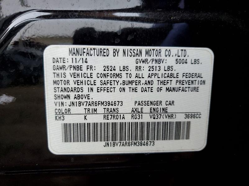 Продаж на аукціоні авто 2015 Infiniti Q50, vin: JN1BV7AR6FM394673, номер лоту: 77817785