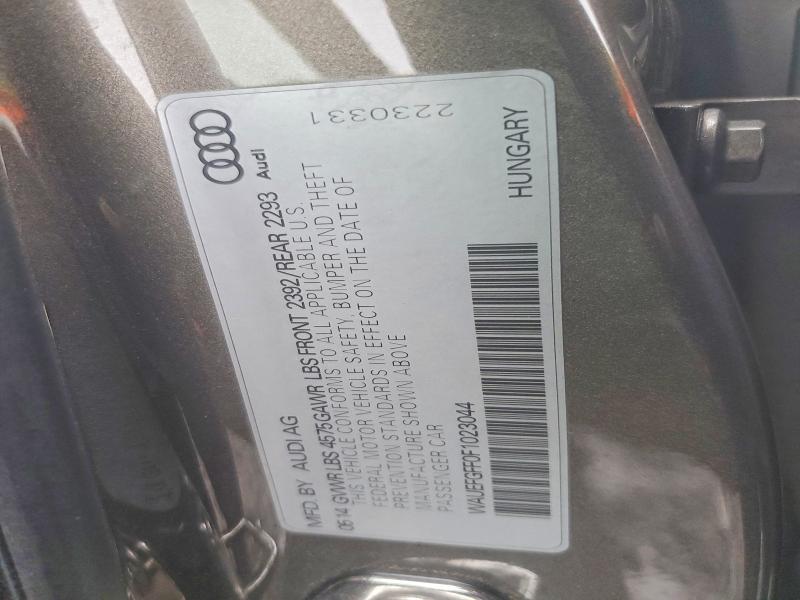 2015 Audi A3 მანქანა იყიდება აუქციონზე, vin: WAUEFGFF0F1023044, აუქციონის ნომერი: 78116775