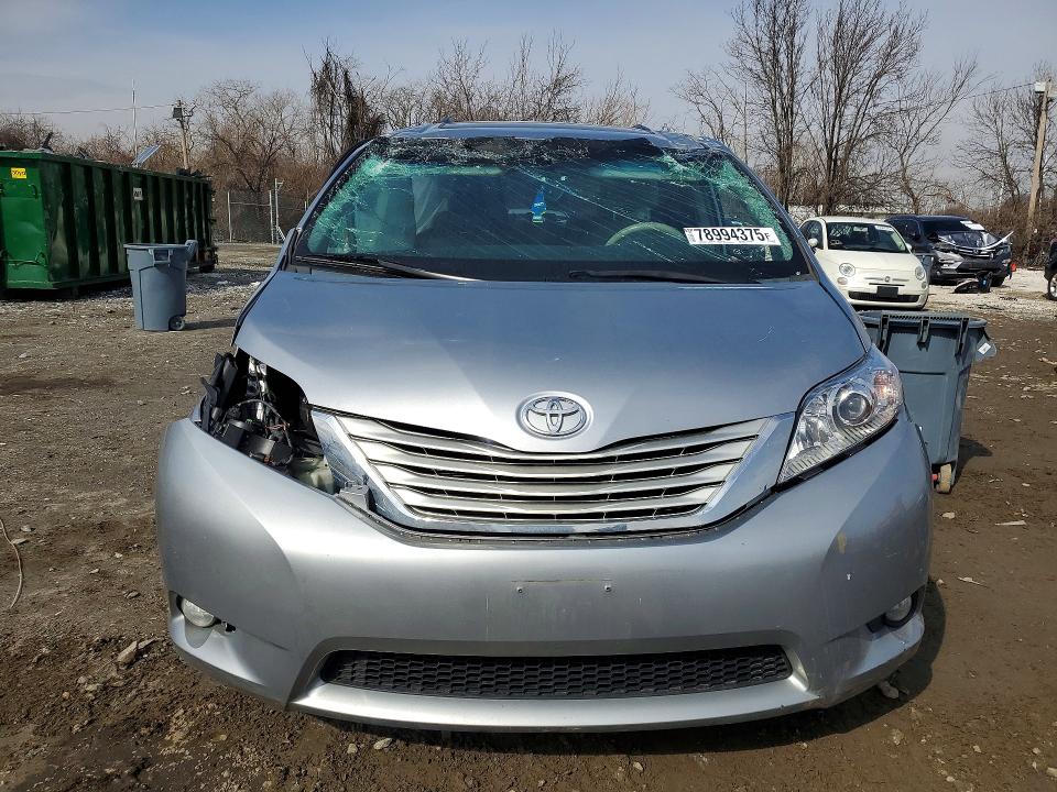 78994375 :رقم المزاد ، 5TDYK3DC1ES407512 vin ، 2014 Toyota Sienna مزاد بيع