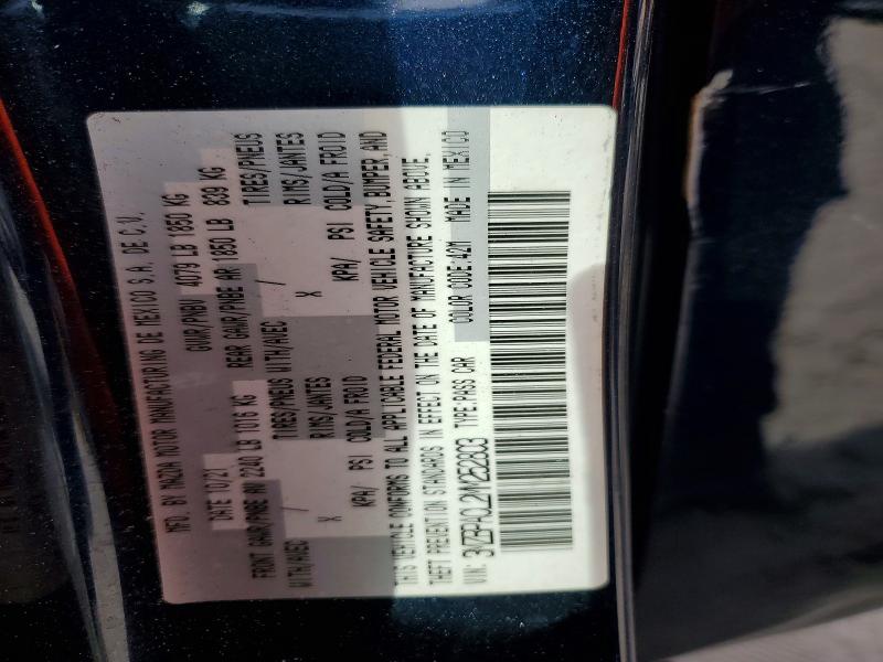 76349495 :رقم المزاد ، 3MZBPACL2MM252803 vin ، 2021 Mazda 3 Preferre مزاد بيع