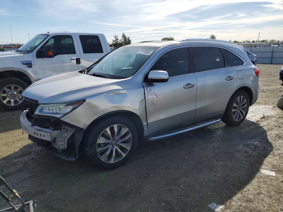 78178565 :رقم المزاد ، 5FRYD4H46EB046493 vin ، 2014 Acura Mdx مزاد بيع