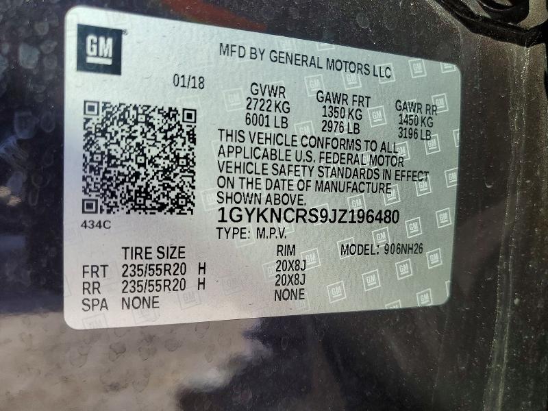 Продажа на аукционе авто 2018 Cadillac Xt5, vin: 1GYKNCRS9JZ196480, номер лота: 76645475