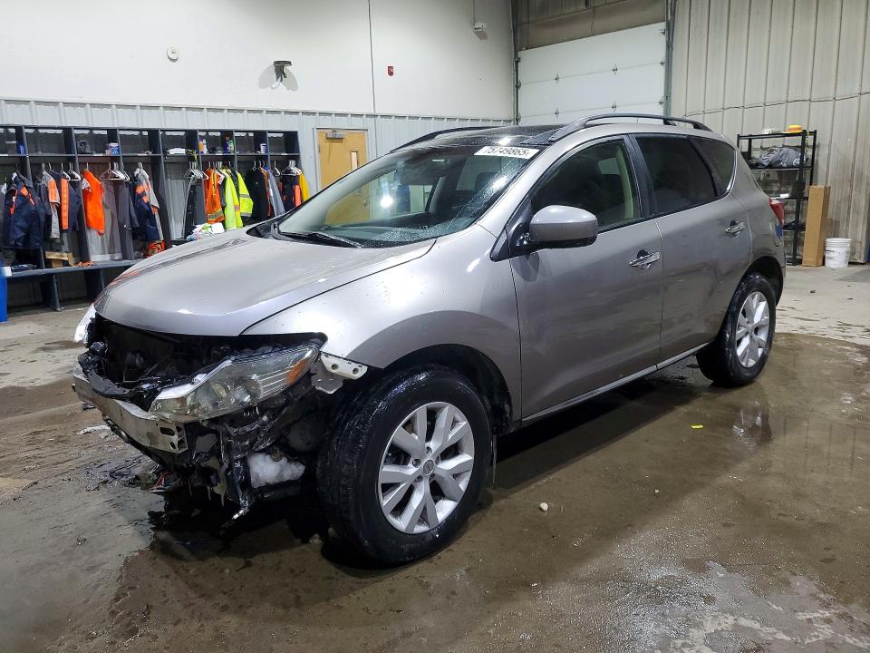 Auction sale of the 2012 Nissan Murano, vin: JN8AZ1MW7CW240070, lot number: 75749865