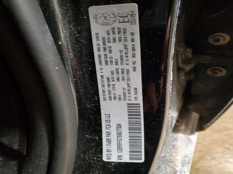 Aukcja sprzedaży 2025 Ram 1500, vin: 1C6RRFFG7SN577884, numer aukcji: 75386425