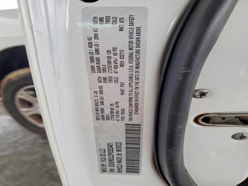 76021485 :رقم المزاد ، 3C6UR5DJ2PG553401 vin ، 2023 Ram 2500 مزاد بيع