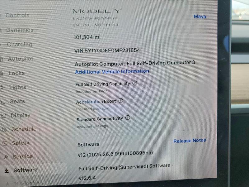 76266975 :رقم المزاد ، 5YJYGDEE0MF231854 vin ، 2021 Tesla Model Y مزاد بيع