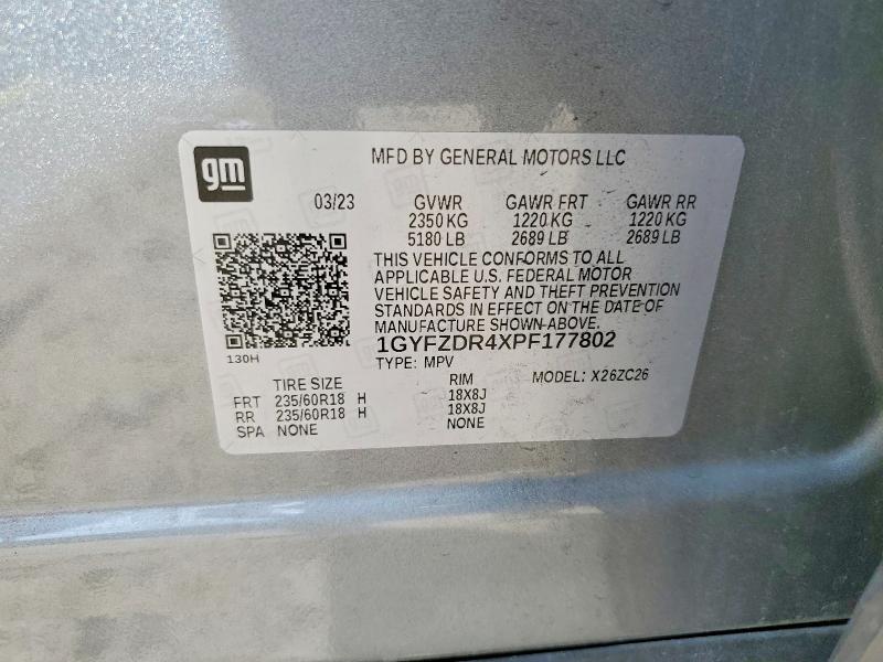 Продаж на аукціоні авто 2023 Cadillac Xt4, vin: 1GYFZDR4XPF177802, номер лоту: 77210845