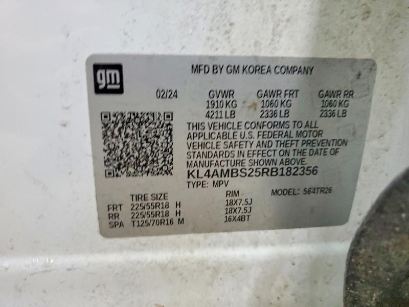 Продаж на аукціоні авто 2024 Buick Encore Gx, vin: KL4AMBS25RB182356, номер лоту: 77302715