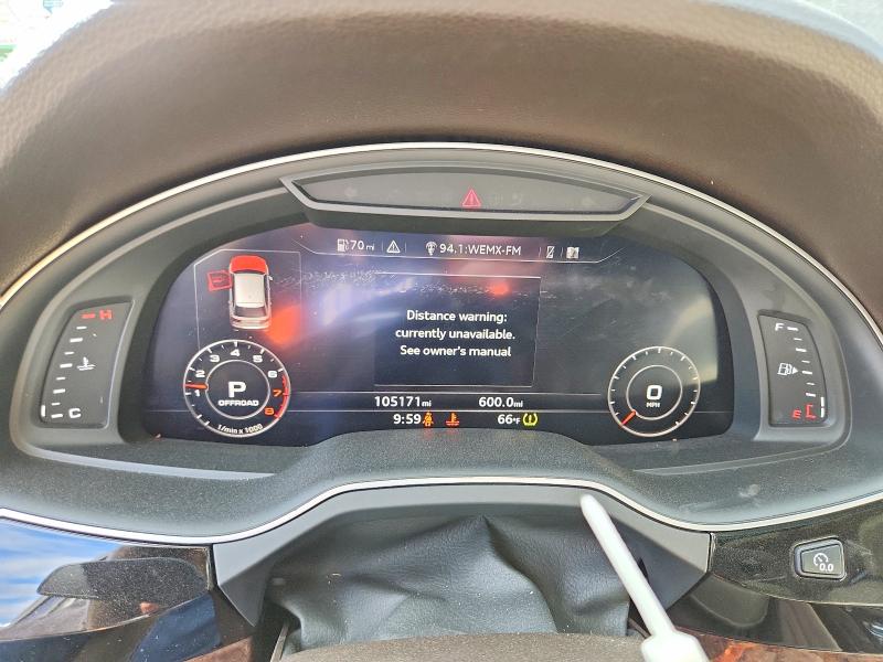 75972475 :رقم المزاد ، WA1VAAF71KD005937 vin ، 2019 Audi Q7 Prestig مزاد بيع