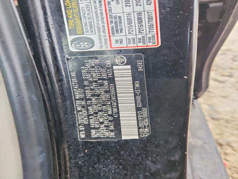2008 Toyota Camry მანქანა იყიდება აუქციონზე, vin: 4T1BK46K58U566609, აუქციონის ნომერი: 76755225