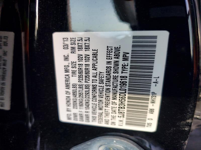 Aukcja sprzedaży 2013 Acura Rdx, vin: 5J8TB3H56DL019618, numer aukcji: 76574435