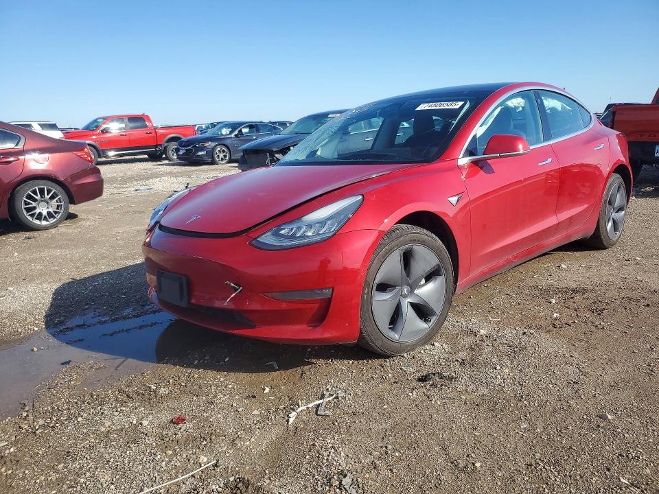 Продаж на аукціоні авто 2020 Tesla Model 3, vin: 5YJ3E1EB4LF600329, номер лоту: 74506585