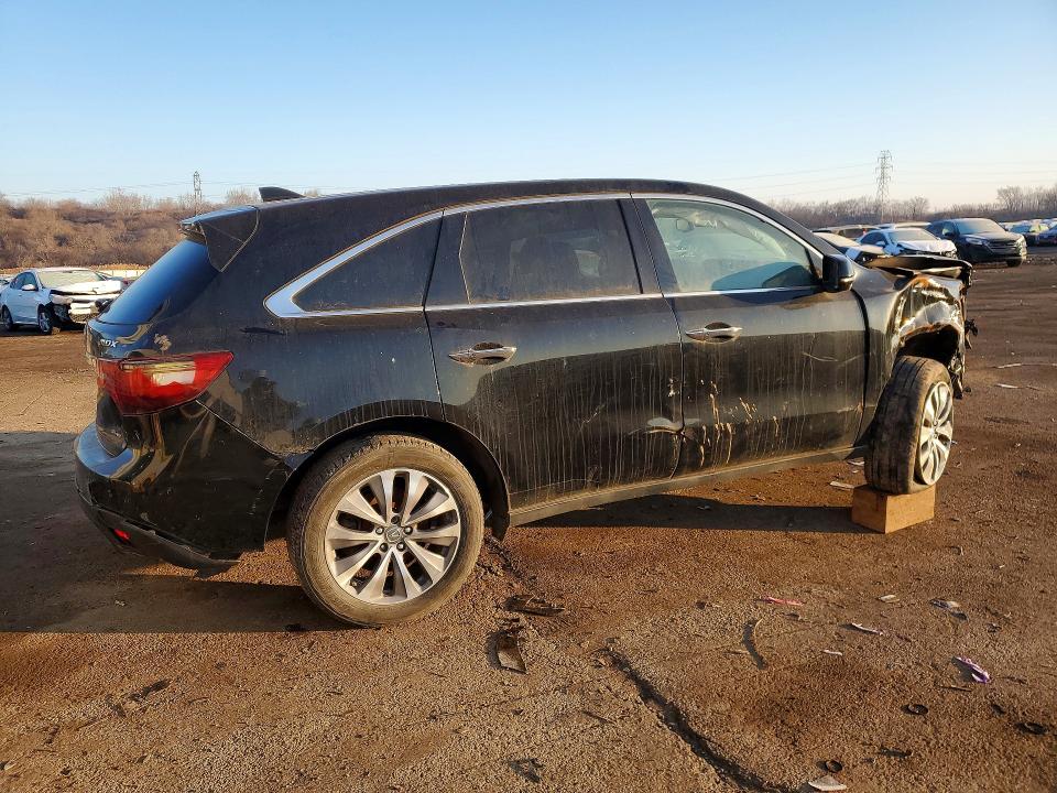 77226895 :رقم المزاد ، 5FRYD4H44FB002168 vin ، 2015 Acura Mdx مزاد بيع